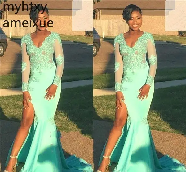 Новые платья для выпускного вечера Русалочки 2020 сексуальные африканские черные