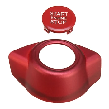 

2Pcs Engine Start Stop Push Button Frame Cover for Alfa Romeo Giulia Stelvio 17
