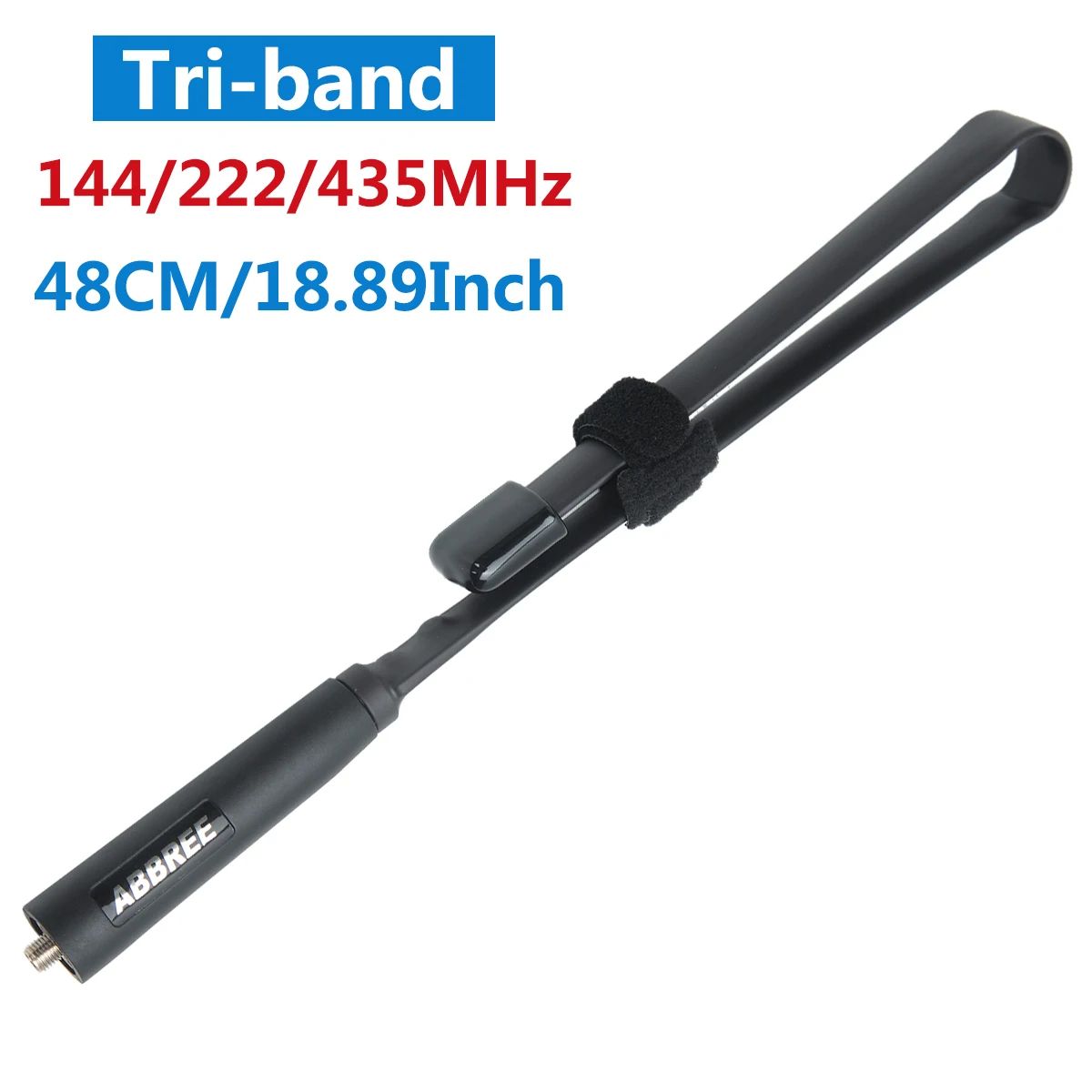 ABBREE Tri-band 144/222/435 МГц складной углеродистая сталь, тактический антенна для Baofeng BF-R3 UV-82T UV-5RX3 UV-82X3 иди и болтай Walkie Talkie радио