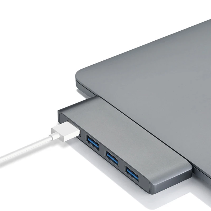 HOT-Usb3.0 концентратор type-C на 4 порта 5 Гбит/с usb-c концентратор адаптер Usb 3,0 для ноутбуков Аксессуары для компьютера