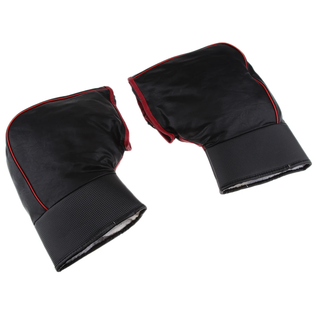 Pair Protective Handlebar Gloves Hand Warmer Muffs for Motorcycles Scooters