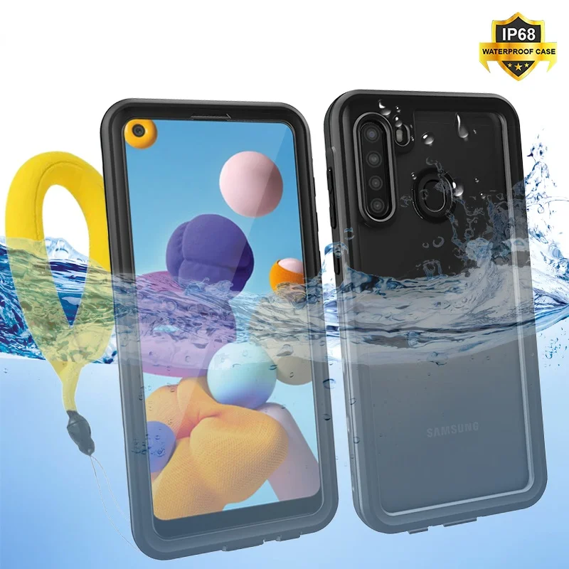 

IP68 Shockproof Underwater Case For Samsung Galaxy S20 S21 S10 Plus A51 A21 A11 A32 A42 A52 A72 Note20 Ultra Waterproof Cover