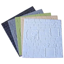 3D Водонепроницаемый самоклеящийся мягкий мешок мультфильм наклейки на стену детская комната клейкая бумага спальня стены бумага детский сад Anticol