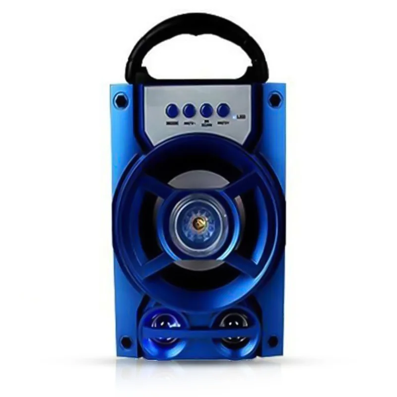2019 Protable Bluetooth Speaker Wireless Bass Stereo Sound System With Led Light Speaker Support TF Card FM Radio Outdoor Travel