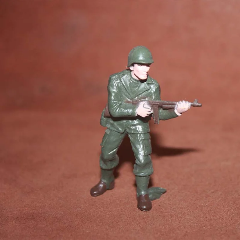 Anime Action Figures Action Figure Accessories Plastic Military Figures 10pcs/lot Green Soldier Model Action Figure Toys 6CM Miniature Accessories Boys PVC Toy Birthday Gift For Son
