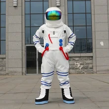 

Space Suit Mascot Costume Doll Suit Space Suit Cartoon Doll Costume Astronaut Simulation Helmet Cos Costume Headgear Props