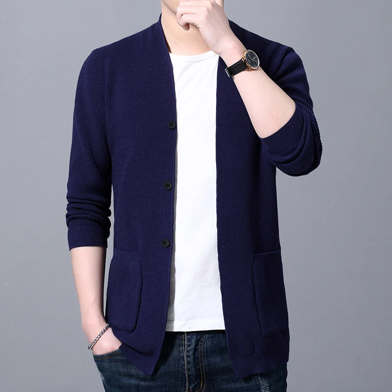 2020 New Autumn Cardigan Men Sweaters Thick Warm Knitted Sweater Men's Jackets Coats Male Clothing Casual Knitwear 2020 New Autumn Cardigan Men Sweaters Thick Warm Knitted Sweater Men's Jackets Coats Male Clothing Casual Knitwear
