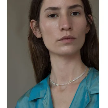 

Timeless Wonder Brass Geo Pave Hook Link Choker Necklace Women Jewelry Punk Designer Ins Trendy Hip Hop Top Fashion Gothic 2548