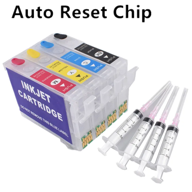 Cartucho de Tinta Recarregável para Epson Arc Chip Xp4155 Xp-4150 Xp3155 Xp-3150 Xp2155 Xp-2150 Wf-2870 2845 Wf-2840 2820 603xl - Imagem 2