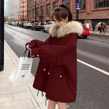 

Pike Cotton Jacket Female Short Winter New Loose Plus Down Thickened Cotton Jacket Cotton Jacket Workwear Jacket Woman Jacket