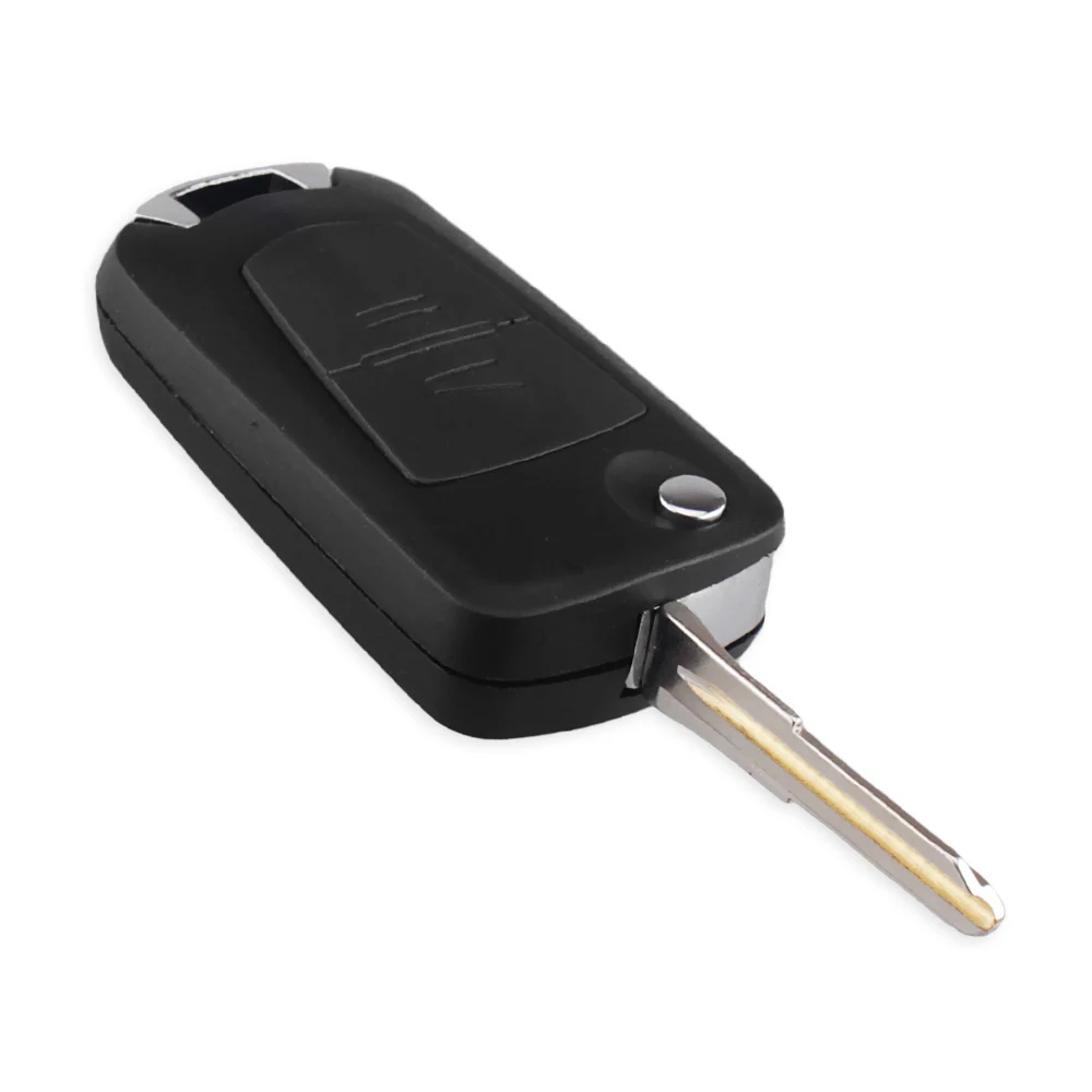 Брелок KEYYOU с 2 кнопками откидной складной дистанционный ключ для Opel чехол