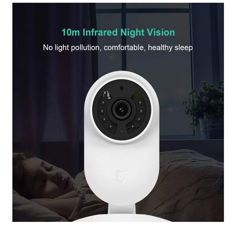 Xiao mi jia монитор безопасности умный контроль IP 1080HD mi домашняя камера Wi-Fi ночная версия 130 градусов двухстороннее аудио