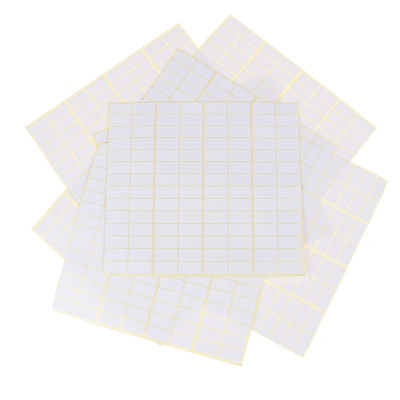 Blank White Sticker Labels Small Paper Adhesive Label Stickers Writable Note Sticker Tag Crafts 1680pcs/Lot self adhesive stickers paper stickers adhesive stickers decorative labels stickers