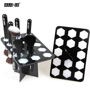 

MAANGE 14/26/42 Holes Acrylic Makeup Brush Holder Stand Air Drying Makeup Brush Organizing Rack Cosmetic Beatuy Brush Case Tool