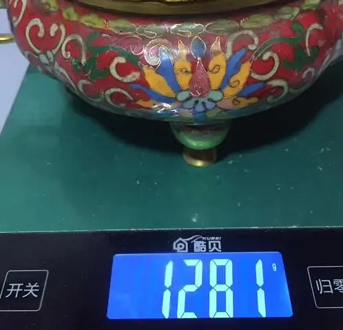 Китайское резное бронзовое изделие Cloisonne ладан горелка выдалбливают лев собака ценсер подарок Домашнее украшение