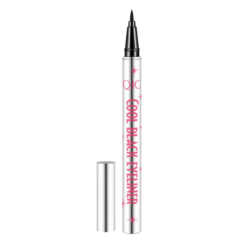 Black Eyeliner QIC набор для макияжа глаз густая тушь для ресниц+ крутая подводка для глаз карандаш для макияжа Подводка для век черные чернила для ресниц косметика для завивки ресниц - Color: Black Eyeliner