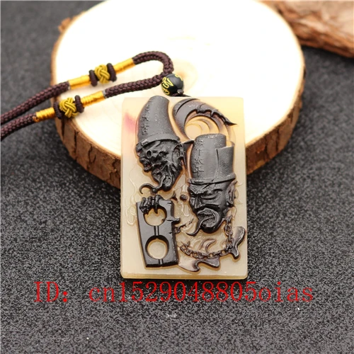 Коллекционные вещи Ox Horn Grim Reaper подвеска Дьявол ожерелье Модные аксессуары
