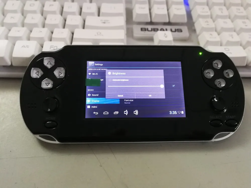 Черный Новинка Tlex Ulike Android портативная игровая консоль с 4 Гб памяти+ Bluetooth Wifi HDMI видео Поддержка MP4 MP5 Android плеер - Цвет: Черный