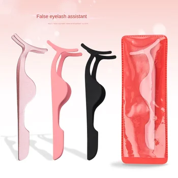 

False Eyelash Assistant Multifunctional Eyelash Tweezers Clip Magnet False Eyelash Tweezers Cosmetic Pliers Beauty Tools G0303