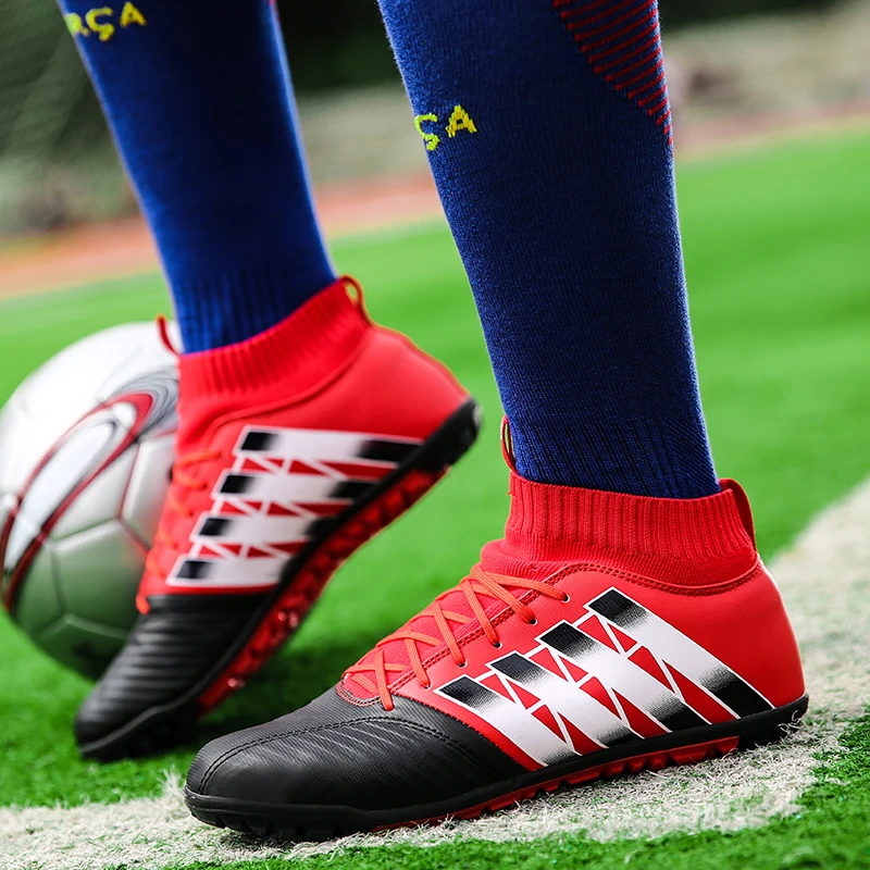 Мужские фубольные бутсы Futsal хард корт футбольные ботинки для бега домашние носки бутсы тренажер дешевые Botas Chuteira обувь для футзала человек
