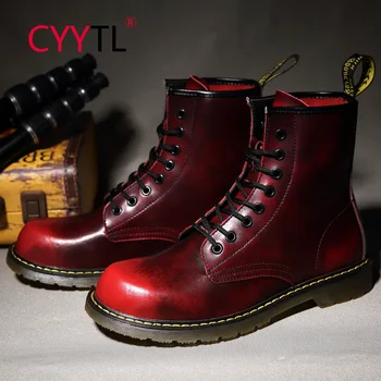 

CYYTL Men Outdoors Sports Fashion Ankle Boot Classic Antiskid Wear-resisting Hiking Boots Rhubarb Work Boots Hombres Botas