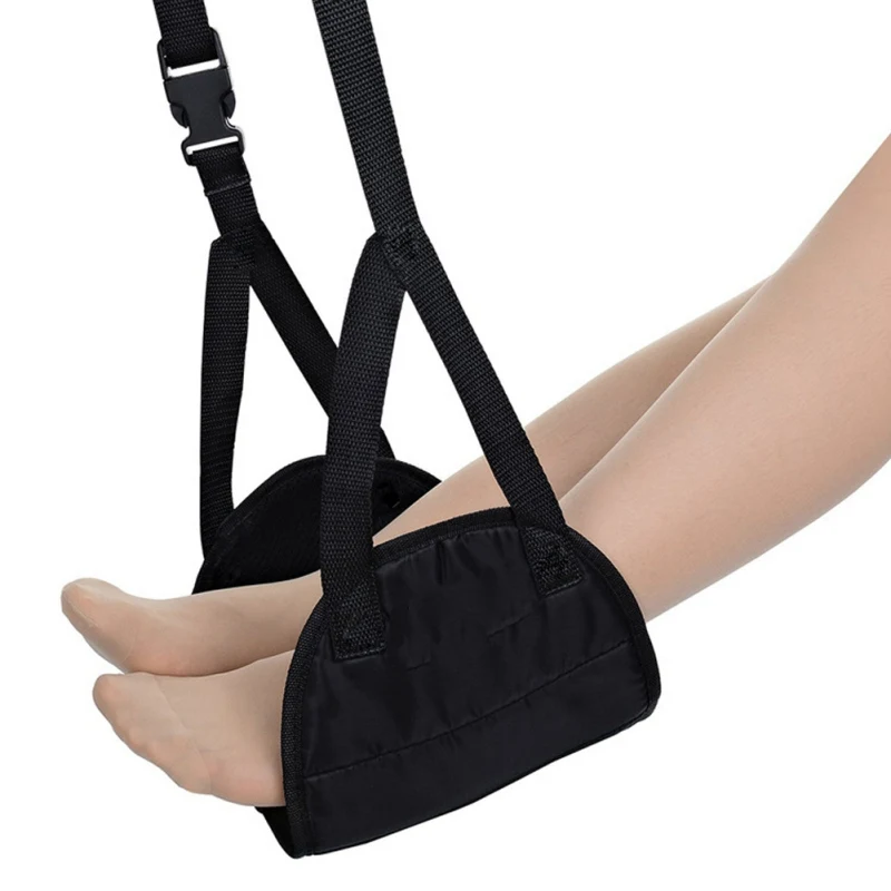 

Adjustable Feet Hammock Travel Footrest Carry Flight Leg Pad Office Plane Under Desk Foot Outdoor Indoor Rest Tools