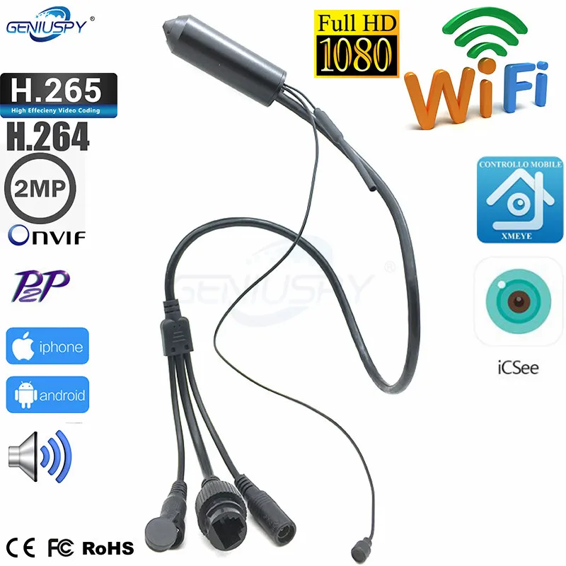  Hot Selling Network 1080P 2.0MP HD IMX307 Mini Wireless Wifi IP Micro Bullet Housing CCTV Camera Fo - 4.00033E+12