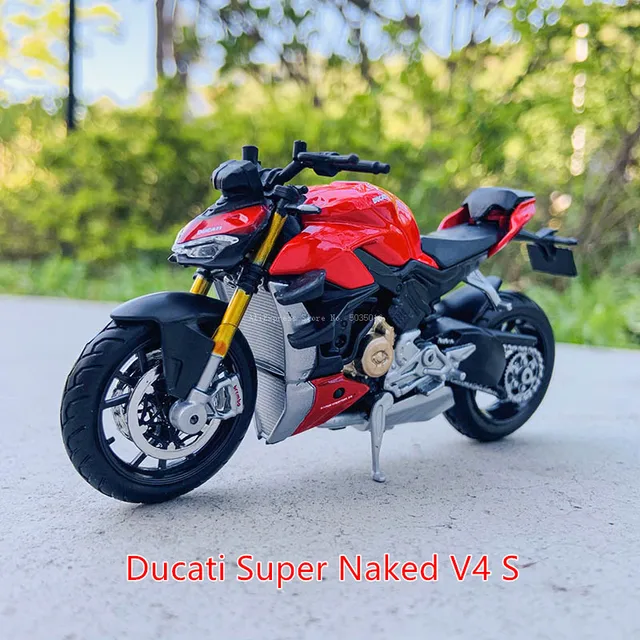 Maisto 1:18 16 styles Ducati Hypermotard original authorized simulation alloy motorcycle model toy car gift collection Super Naked V4 S