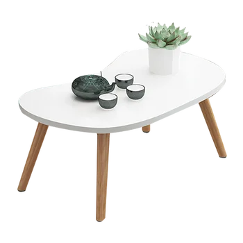 

Simple modern Nordic tatami tea table window table balcony table table small low table solid wooden leg rectangular round table