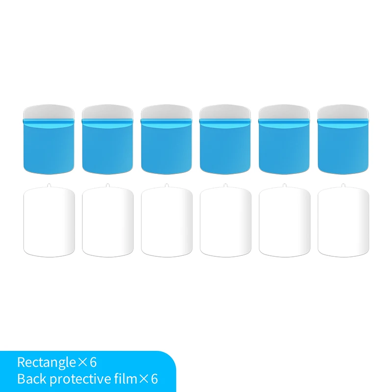 6Rectangle Металлическая пластина-диск, железный лист для магнита, держатель для мобильного телефона, магнитный держатель на вентиляционное отверстие автомобиля, подставка для телефона - Color: 6Rectangle