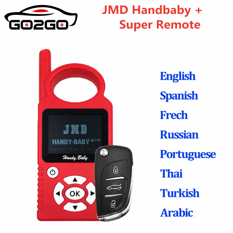 

JMD Handy baby v9.0.3 G Function Hand-held Car Key Copy Key Programmer for 4D / 46/48 Chips Original HandyBaby Auto Key T