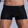 Sexy men underwear Boxer shorts Ice silk u convex soft sexy kilot male men's underpants cueca boxer homme slips Gay underwear ► Photo 3/6