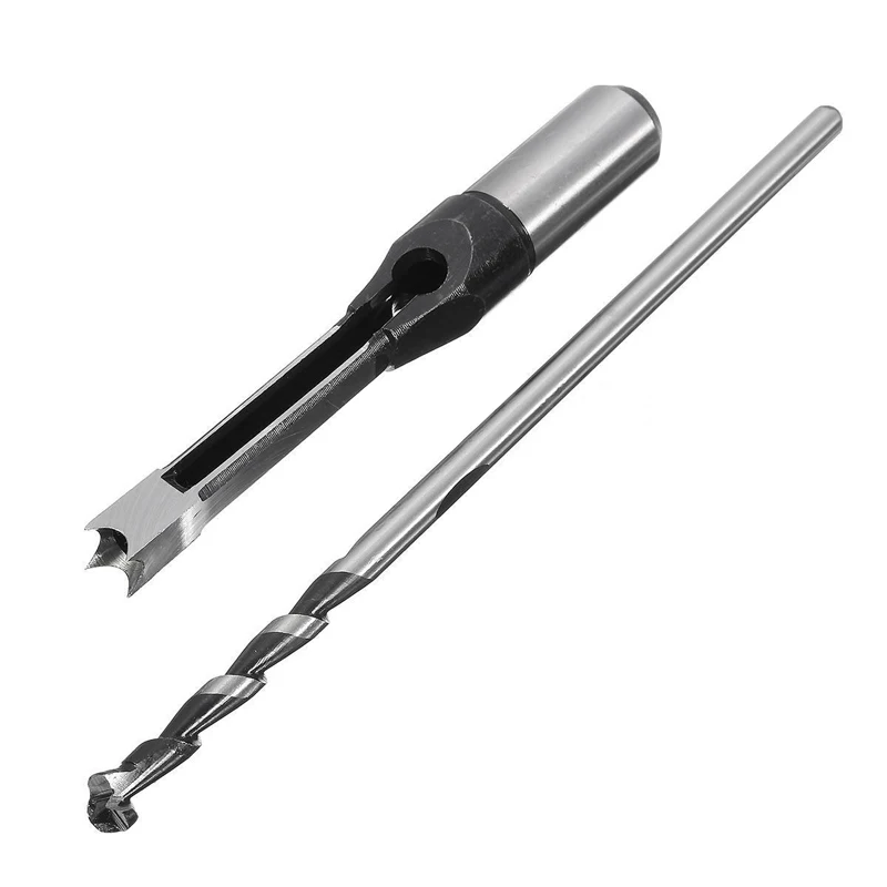 DWZ 1pc 10mm/16mm Square Hole Mortiser Drill Bit Mortising Chisel Woodworking Tool