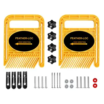 

NEW Multi-purpose Feather Loc Board Set Woodworking Engraving Machine Double Featherboards Miter Gauge Slot Woodwork Tool DIY
