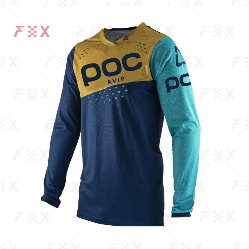 thumbnail image 1 of Camiseta de carreras todoterreno ATV 2021 Camiseta de ciclismo de descenso AM RF 2022 Camiseta de motociclismo Camiseta de motocross MTB AVIP POC JERSEY, 1 of 4