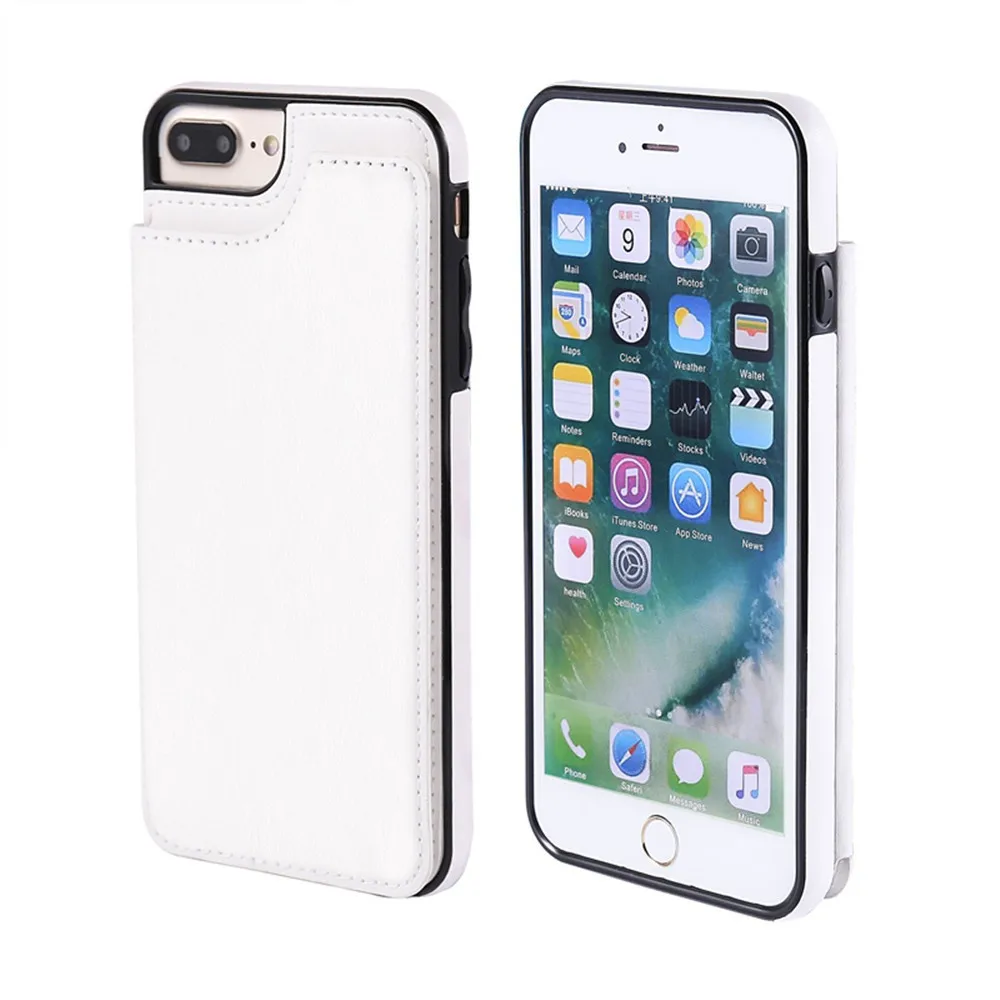 2 in 1 Unique Dual-use Card Wallet Flip Leather Phone Case For IPhone 7p/8p Shockproof Anti-scratch Lightweight Phone cover 