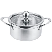 Нержавеющая сталь утолщенный молочный горшок суповая сковорода кухонный котел суповые кастрюли кухонная посуда кухонный инструмент