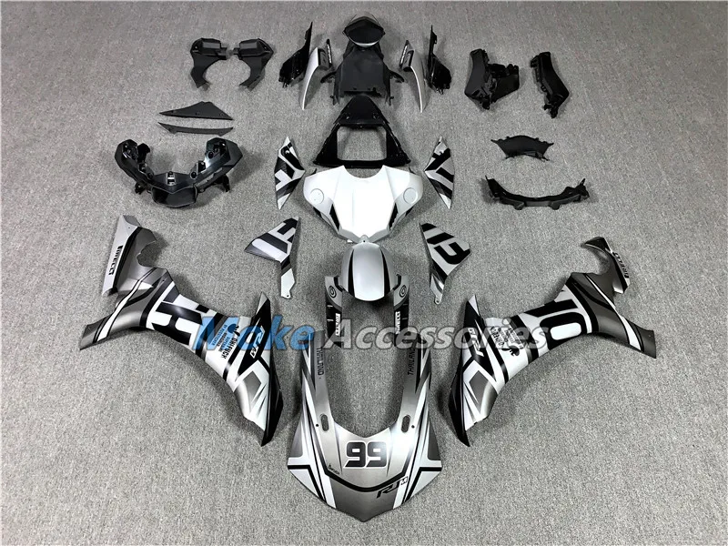 Комплект обтекателей для мотоцикла подходит Yzf R1 2015 2016 2017 2018 2019 комплект кузова из