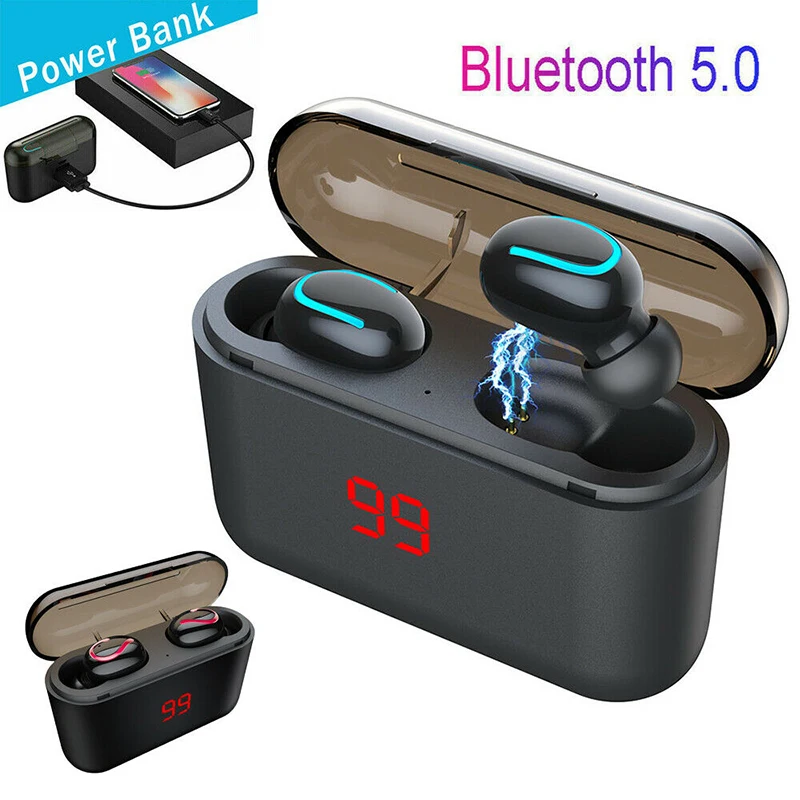 

Wireless Earphones Mini Bluetooth 5.0 Stereo Earbuds With Charging Box For Xiaomi mi8 mi9 Redmi Note7 K20PRO Huawei P30 MateX