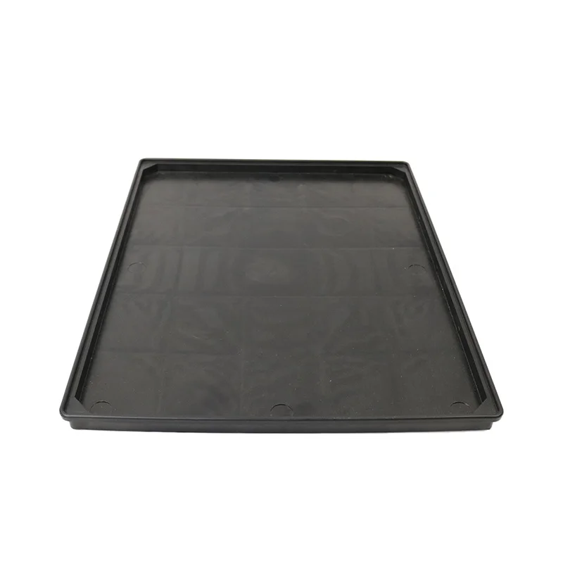 Q-TR12 ESD Plastic PP Tray Pressure Angle Design Black Mould Injection Product Industrial Supply