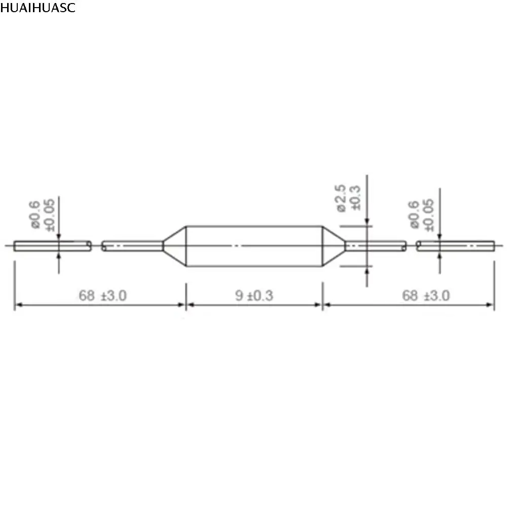 10 шт. Microtemp осевой SM тепловой предохранитель 97 градусов TF среза 2A 250V SM092A1