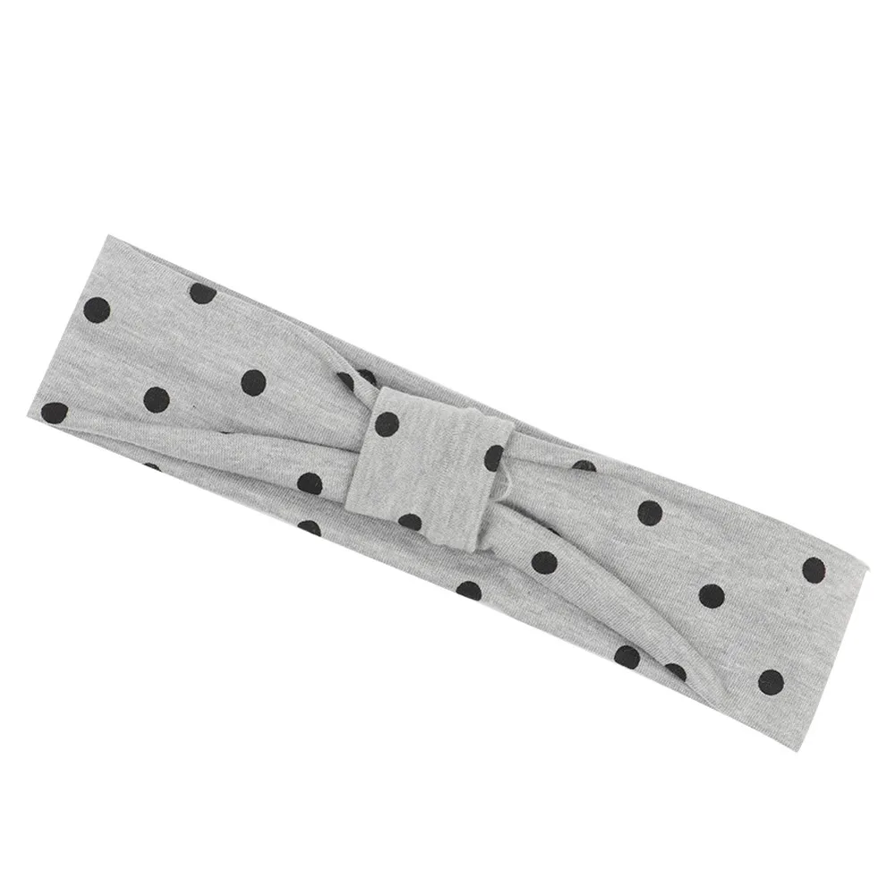 Cute Baby Toddler Infant Headband Girls Bow Polka Dot Knot Headband Stretch Hairband Headwear hair accessoriesbaby 