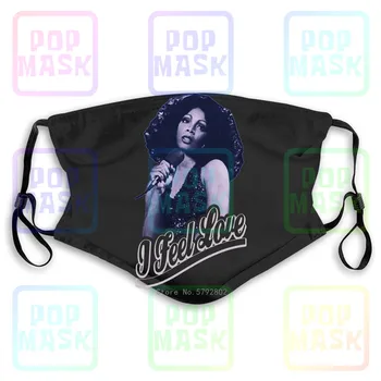 

Dust Mask with Filter I Feel Love Donnadisco Unofficial Cols Washable Reusable Mask