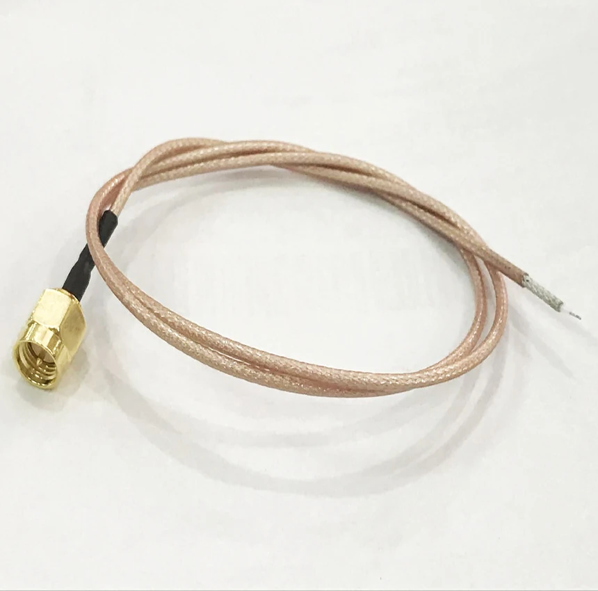 10 шт. SMA штекер PCB разъем припоя Pigtail RG178 кабель 50 Ом для wifi беспроводной низкой потери 10 см 15 см 20 см 30 см