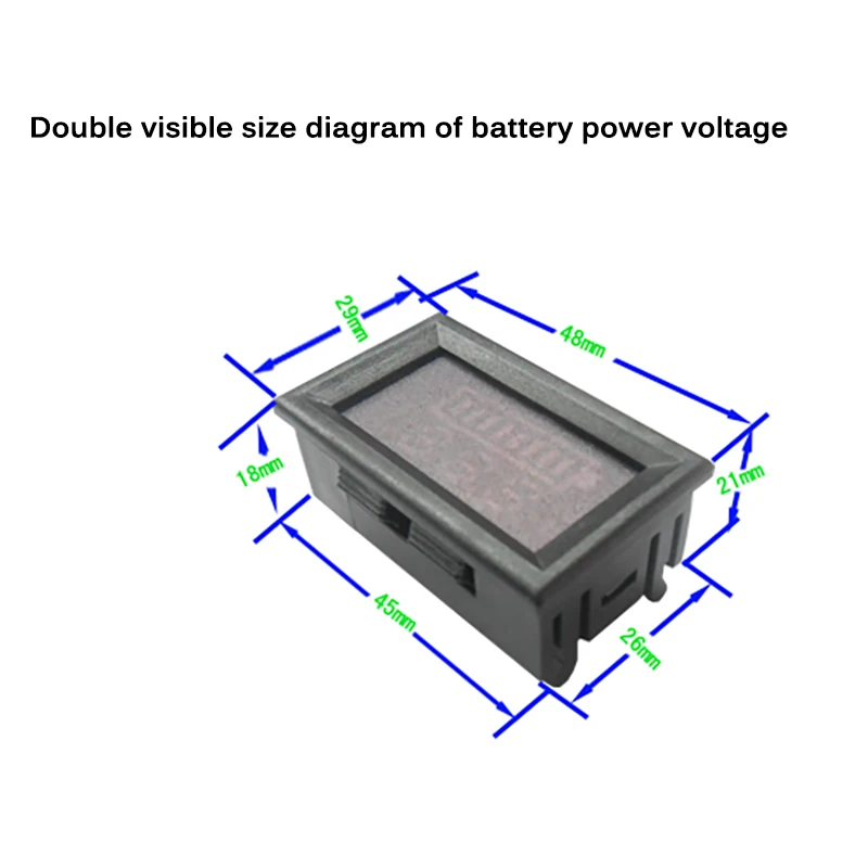 12 В автомобильный индикатор уровня заряда батареи тестер емкость батареи светодиодный вольтметр двойной дисплей тестер