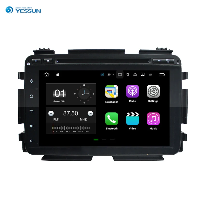YESSUN Android для Honda HRV/Vezel 2015 ~ 2017 автомобильная навигация GPS Аудио Видео Стерео HD