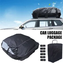 160x110x45 см универсальная водонепроницаемая автомобильная сумка на крышу для багажника, грузовая Сумка-переноска, черный багаж для хранения, для путешествий, Водонепроницаемый внедорожник-фургон для автомобилей