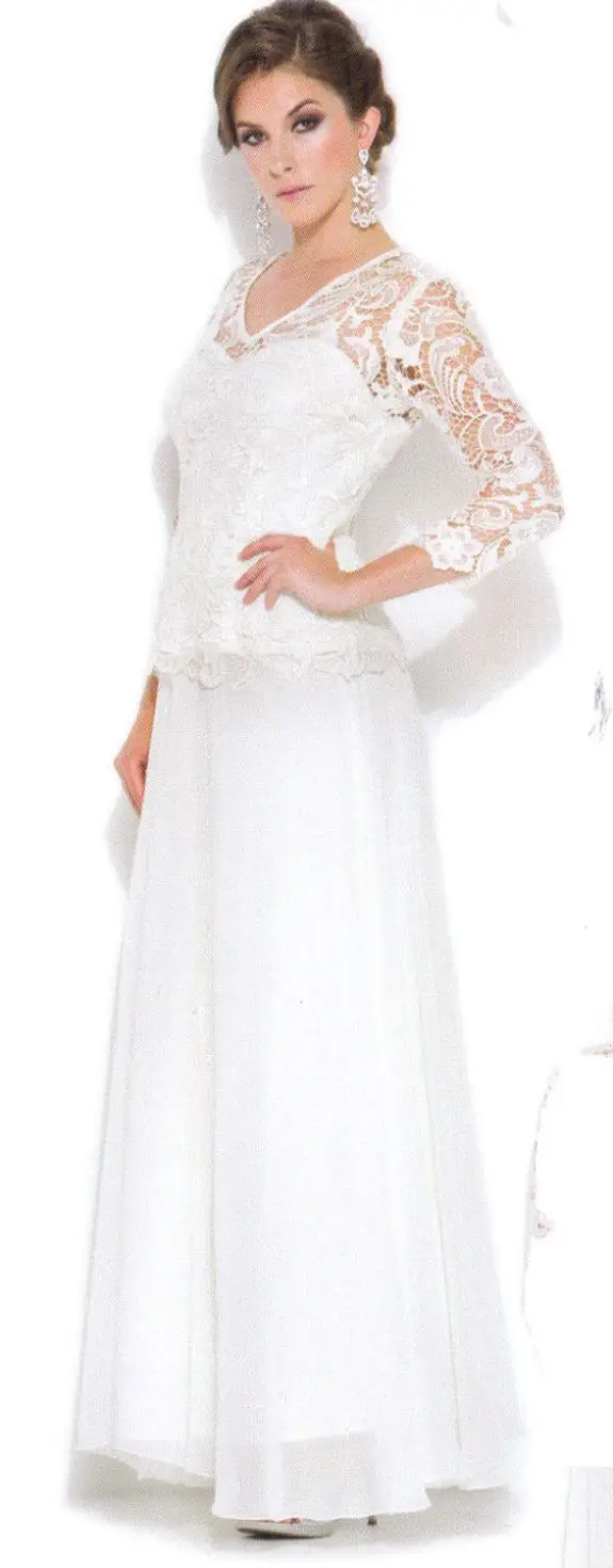 

free shipping 2018 custom FORMAL GOWN OCCASION MOTHER OF THE BRIDE/GROOM plus formal long sleeve mother of the bride dresses
