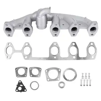 Best Exhaust Manifold With Gaskets Kits 070253017A Fit For Transporter T5 2.5 TDI AXD AXE BLJ New