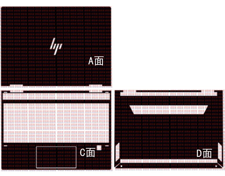 

Laptop Carbon Fiber Vinyl Skin Sticker Cover For HP ENVY X360 13-ar0005na ar0201ng AR0001CA AR0000